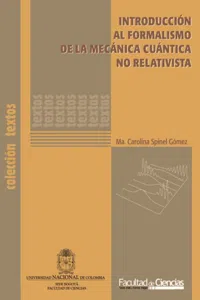 Introducción al formalismo de la mecánica cuántica no relativista_cover