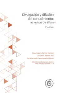 Divulgación y difusión de conocimiento: las revistas científicas_cover