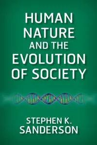 Human Nature and the Evolution of Society_cover