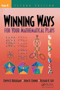 Winning Ways for Your Mathematical Plays, Volume 4_cover