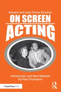 On Screen Acting_cover