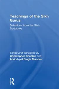 Teachings of the Sikh Gurus_cover