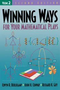 Winning Ways for Your Mathematical Plays, Volume 2_cover