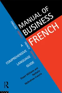 Manual of Business French_cover