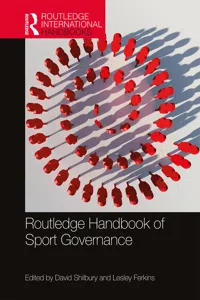 Routledge Handbook of Sport Governance_cover