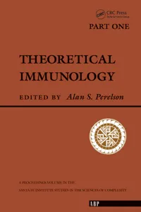 Theoretical Immunology, Part One_cover