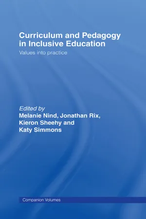 Curriculum and Pedagogy in Inclusive Education