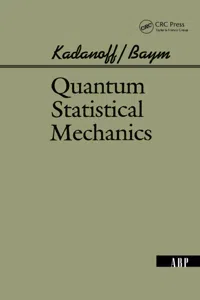 Quantum Statistical Mechanics_cover