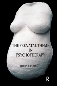 The Prenatal Theme in Psychotherapy_cover