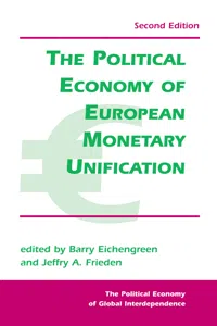 The Political Economy Of European Monetary Unification_cover