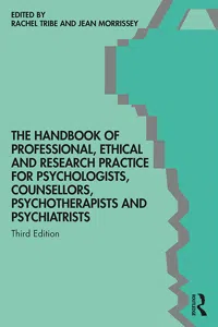 The Handbook of Professional Ethical and Research Practice for Psychologists, Counsellors, Psychotherapists and Psychiatrists_cover