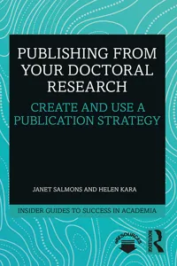 Publishing from your Doctoral Research_cover