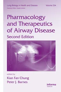 Pharmacology and Therapeutics of Airway Disease_cover