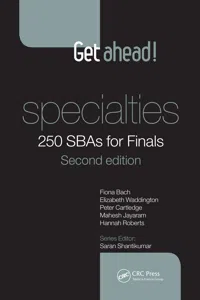 Get ahead! Specialties: 250 SBAs for Finals_cover