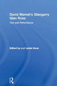 David Mamet's Glengarry Glen Ross_cover