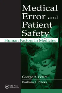 Medical Error and Patient Safety_cover