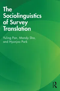 The Sociolinguistics of Survey Translation_cover