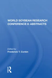 World Soybean Research Conference Ii, Abstracts_cover