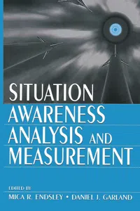 Situation Awareness Analysis and Measurement_cover