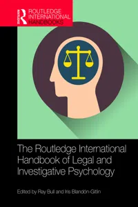The Routledge International Handbook of Legal and Investigative Psychology_cover