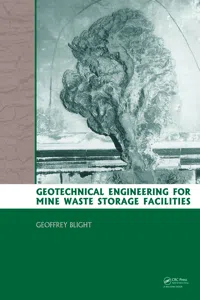 Geotechnical Engineering for Mine Waste Storage Facilities_cover