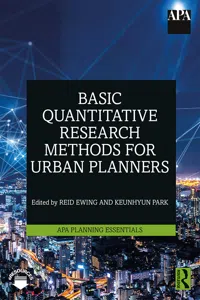 Basic Quantitative Research Methods for Urban Planners_cover