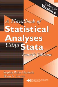 Handbook of Statistical Analyses Using Stata_cover
