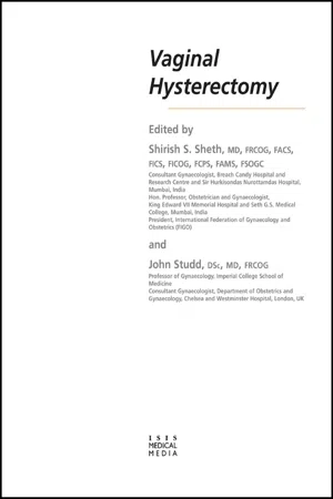 Vaginal Hysterectomy