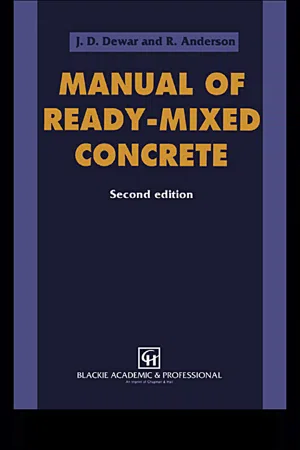 Manual of Ready-Mixed Concrete