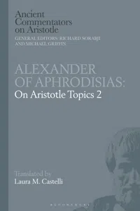 Alexander of Aphrodisias: On Aristotle Topics 2_cover