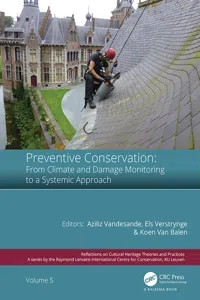Preventive Conservation - From Climate and Damage Monitoring to a Systemic and Integrated Approach_cover