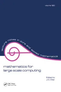 Mathematics for Large Scale Computing_cover