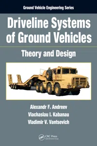 Driveline Systems of Ground Vehicles_cover