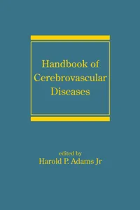 Handbook of Cerebrovascular Diseases, Revised and Expanded_cover