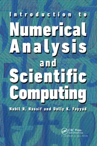 Introduction to Numerical Analysis and Scientific Computing_cover