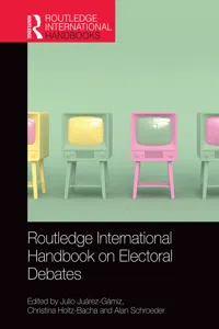 Routledge International Handbook on Electoral Debates_cover