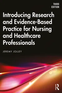 Introducing Research and Evidence-Based Practice for Nursing and Healthcare Professionals_cover