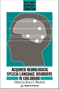 Acquired Neurological Speech/Language Disorders In Childhood_cover