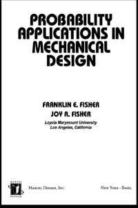 Probability Applications in Mechanical Design_cover