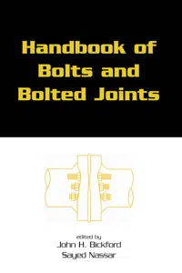 Handbook of Bolts and Bolted Joints_cover