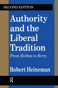 Authority and the Liberal Tradition_cover