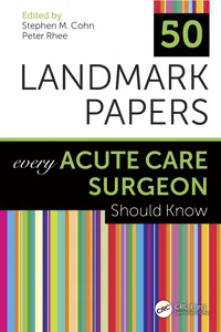 50 Landmark Papers Every Acute Care Surgeon Should Know_cover