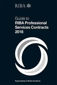 Guide to RIBA Professional Services Contracts 2018_cover