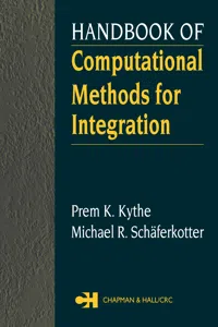 Handbook of Computational Methods for Integration_cover