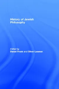 History of Jewish Philosophy_cover