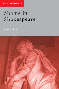 Shame in Shakespeare_cover