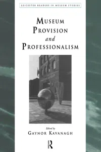 Museum Provision and Professionalism_cover