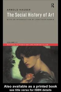 Social History of Art, Volume 3_cover