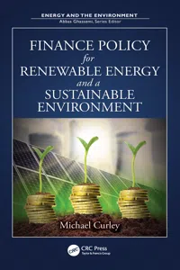 Finance Policy for Renewable Energy and a Sustainable Environment_cover