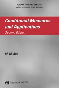 Conditional Measures and Applications_cover